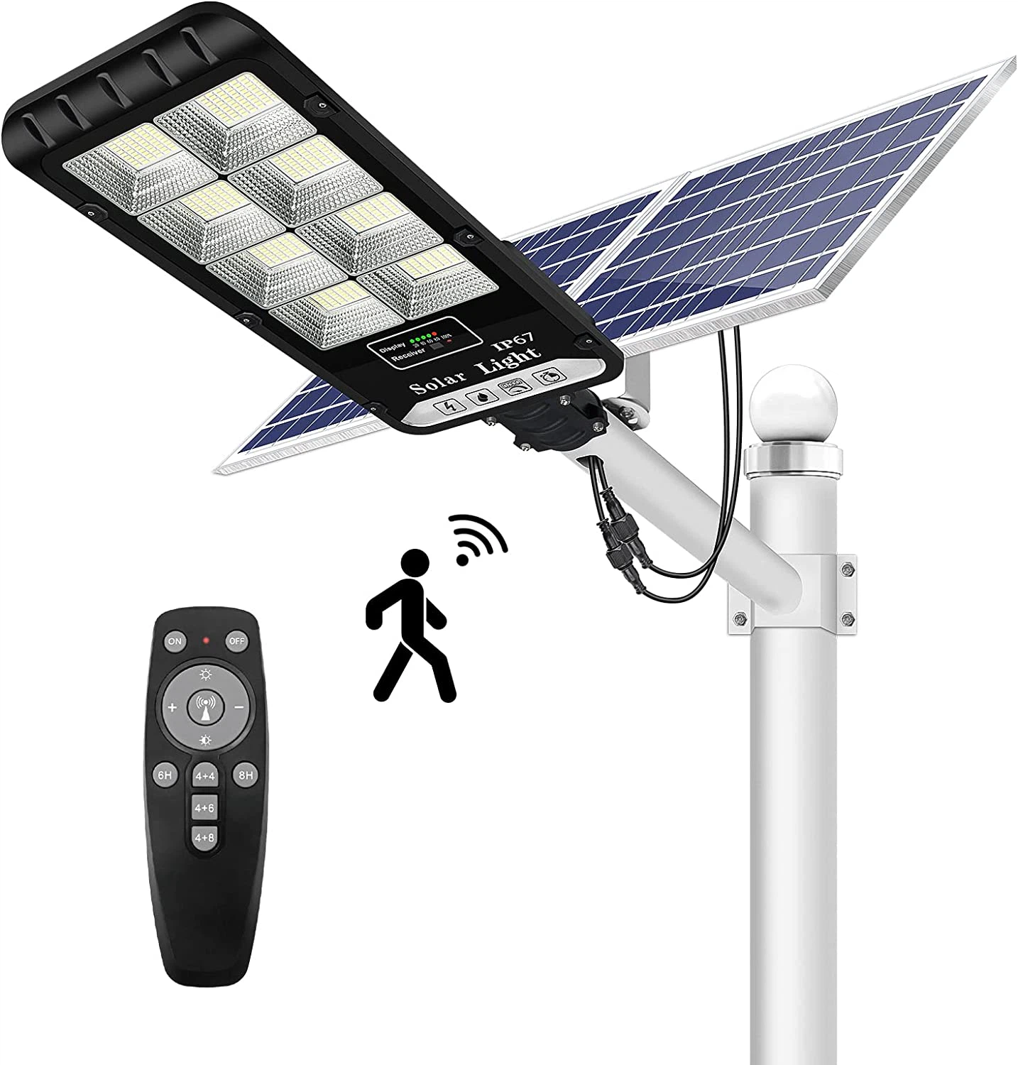 solar panel street light