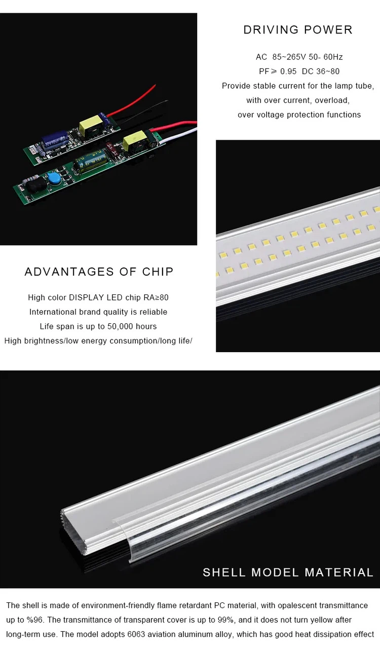 2G11 4 Pin Base LED Tube Light 18W detail 2G11 4 Pin Base LED Tube Light 18W detail
