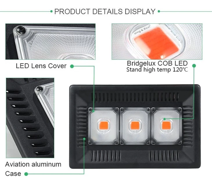 150w led cob grow light  details