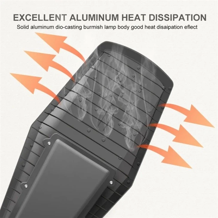 outdoor solar powered street lights