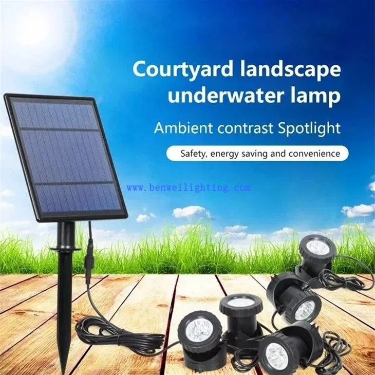 3200K RGB Solar Powered Garden Spotlight