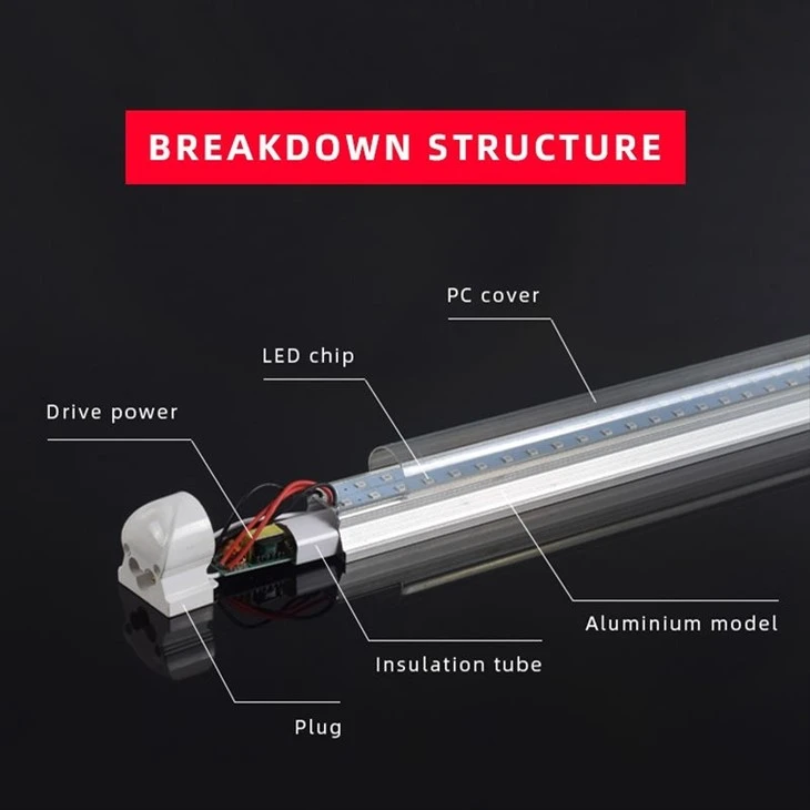 Full Spectrum Hydroponic T8 Plant Led Grow Light factory