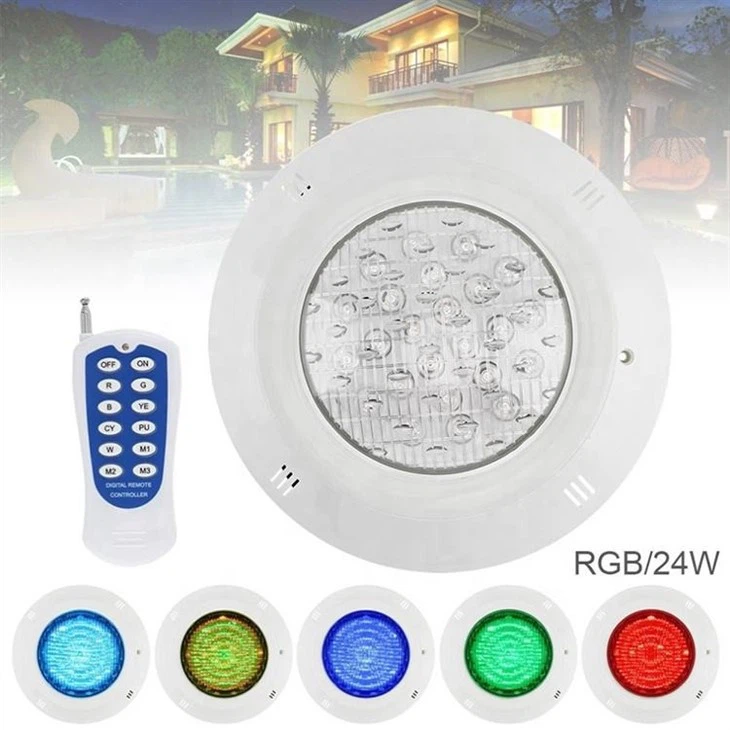 underwater light show